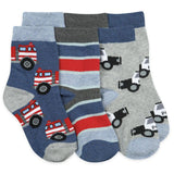 Vehicles Pattern Crew Socks (3-Pack)