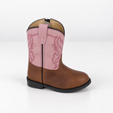 Smoky Mountain Hopalong Cowboy Boot - Pink/Brown