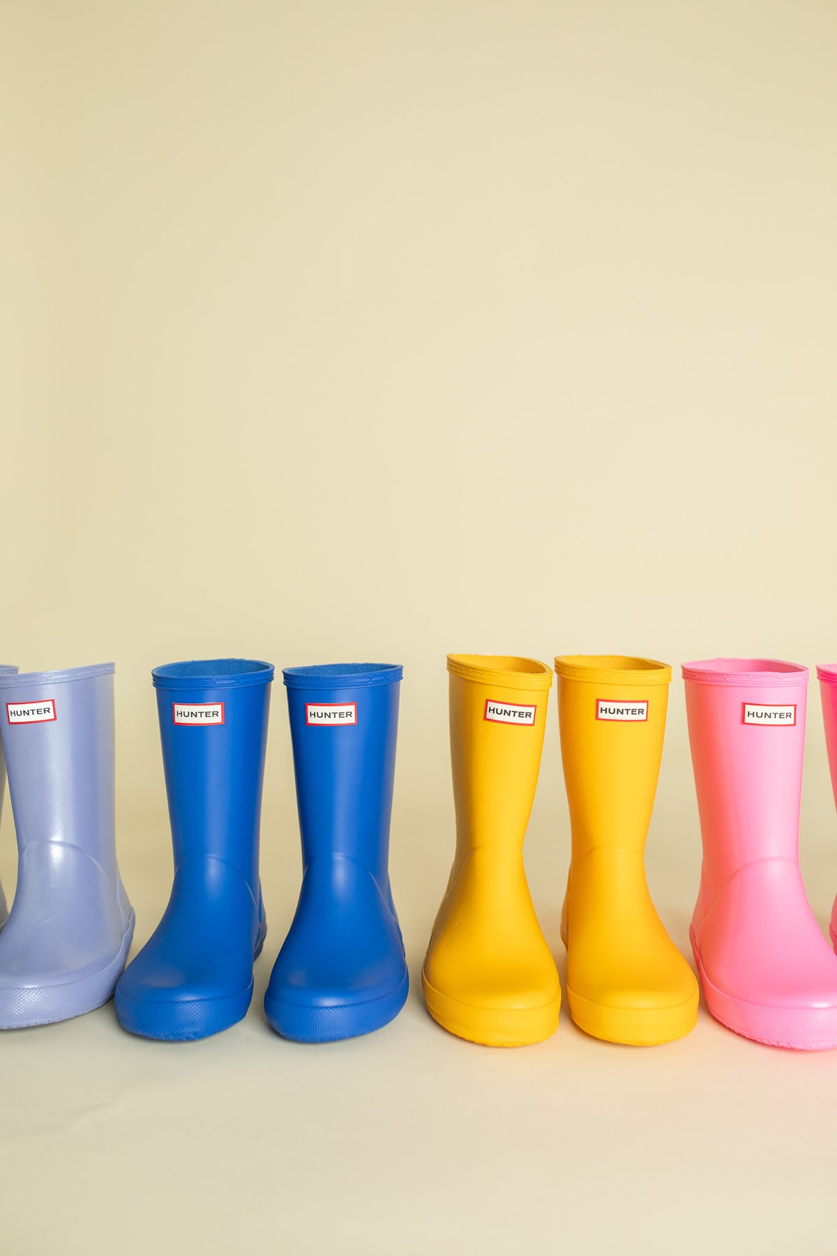 rain boots in a mix of colors, rain boots for school, kids shoe subscription