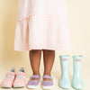 girls shoe subscription mix, girls shoes, girls cientas, girls hunter boots